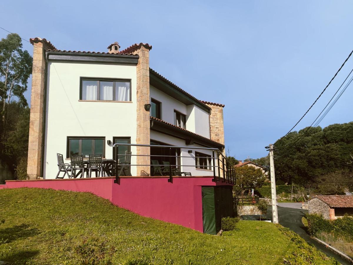La Jarocha, Casa Con Vistas Al Mar En Pechon Vila Exterior foto