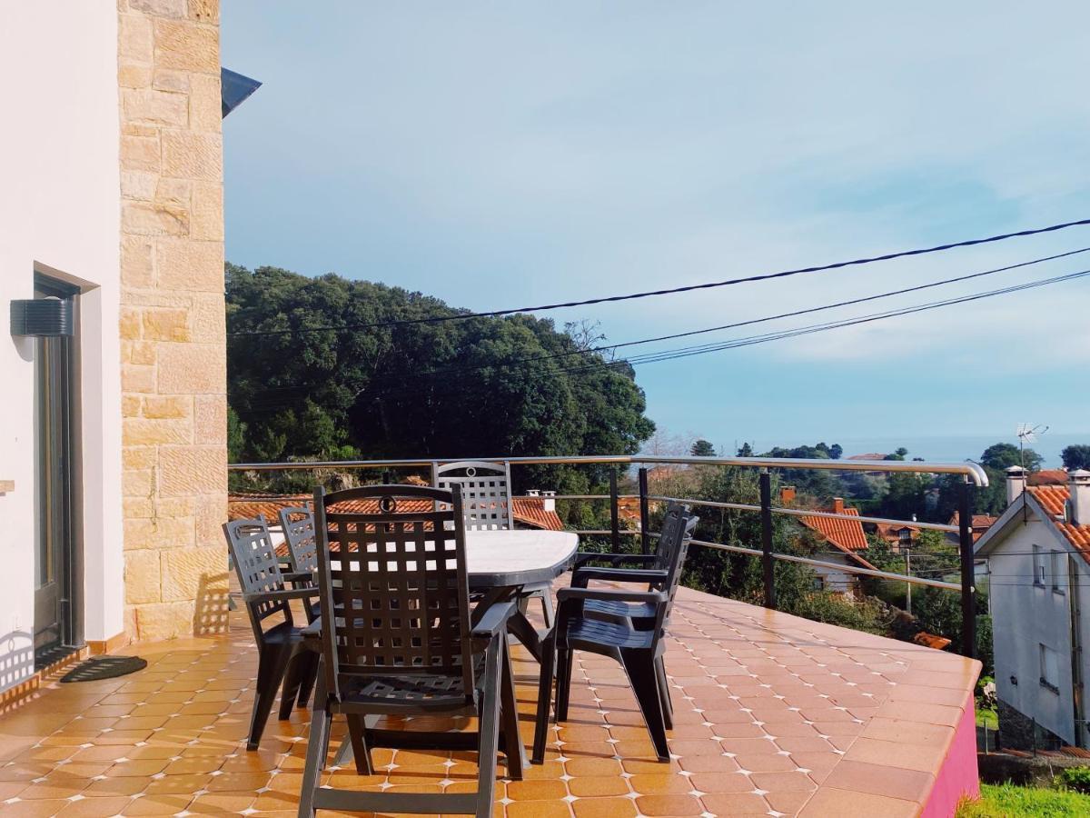 La Jarocha, Casa Con Vistas Al Mar En Pechon Vila Exterior foto